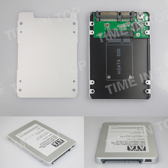mSATA SSD 转2.5寸硬盘盒(带mini USB口）
