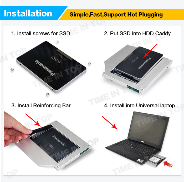 installation for 2nd HDD Caddy