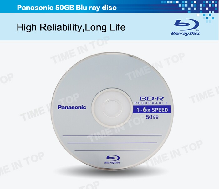 Double layer blu ray disc