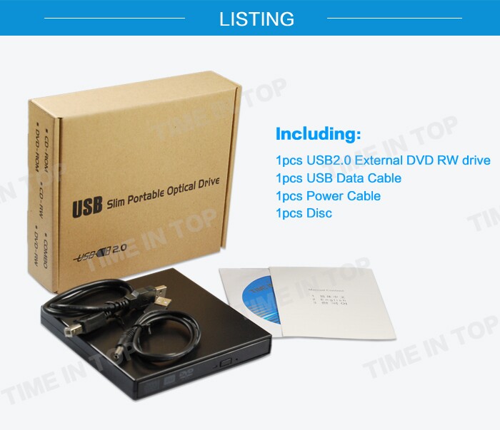 the packing of external dvd burner