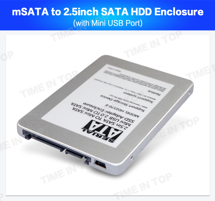 mSATA SSD enclosure