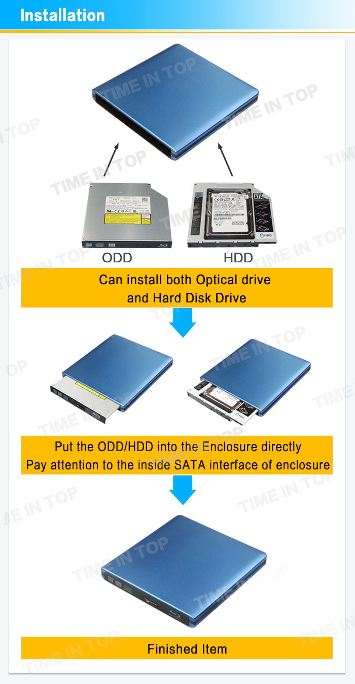 dvd rw drive enclosure