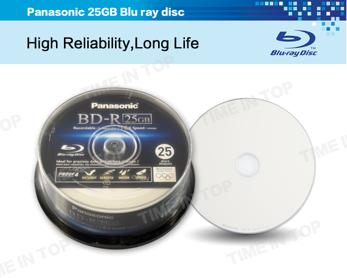 panasonic 25g bd-r blu ray disc