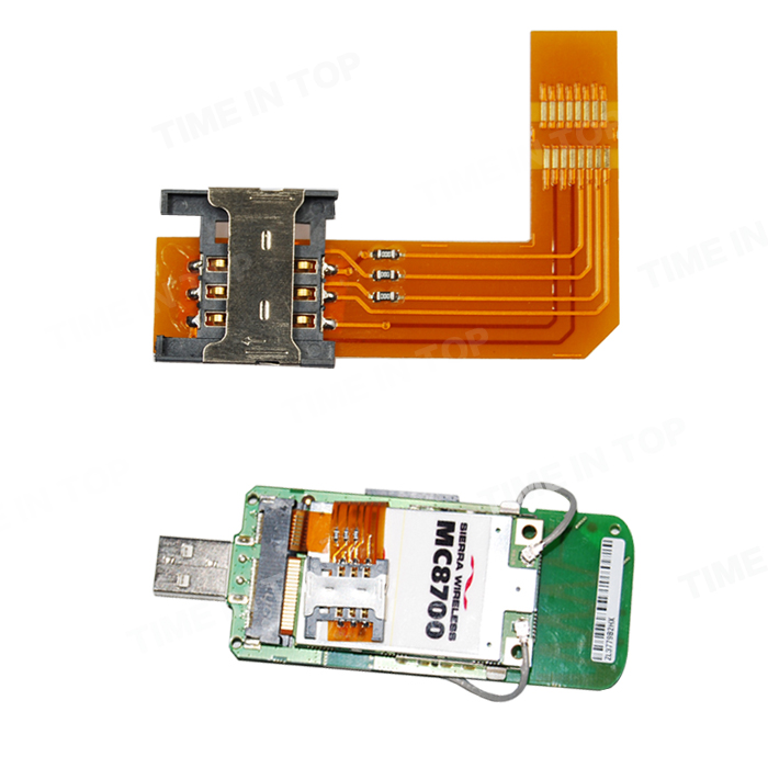 Free-soldering SIM card socket, USIM Expansion Module