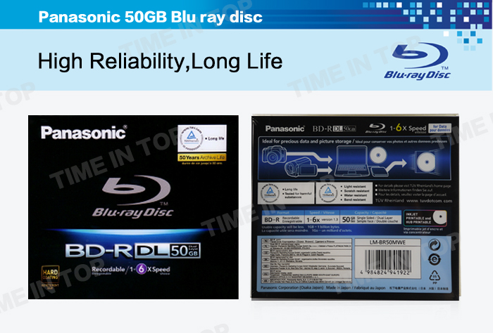 50GB Blank Blu ray disc