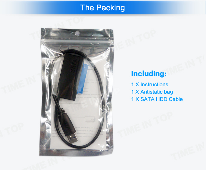package for hdd cable