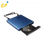 Kiina Blue Alumiini ulkoinen USB 3.0 3D Blu-Ray Burner, Malli: TIT-A20-B tehdas