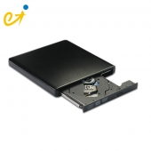 USB 3.0 externo de alumínio 8X DVD-RW Escritor unidade