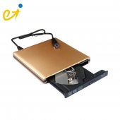 China Gouden aluminium USB3.0 BDXL Externe Blu-ray brander UJ260, Model: TIT-A20-B fabriek