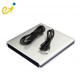 الصين مصنع الفضة الألومنيوم USB 3.0 العلبة الخارجية للبصري SATA بلو راي / DVD RW محرك، TIT-A20