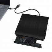 中国USB3.0 & Type-C External Super Slim Black Tray Load DVD Burner工場