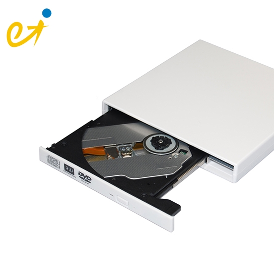 USB2.0 External White Tray Load DVD RW Drive